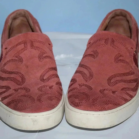 Frye Shoes - Designer by Frye Ivy Primrose Suede Slip On Sneakers Womens Size 9